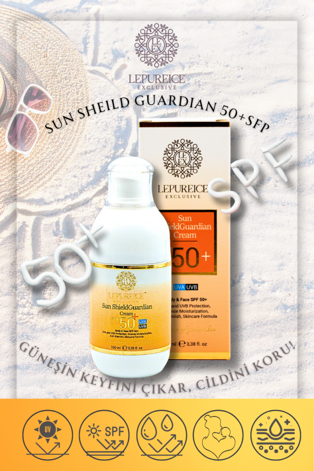 Sun Shield Guardian 50+SPF Güneş Koruyucu Krem