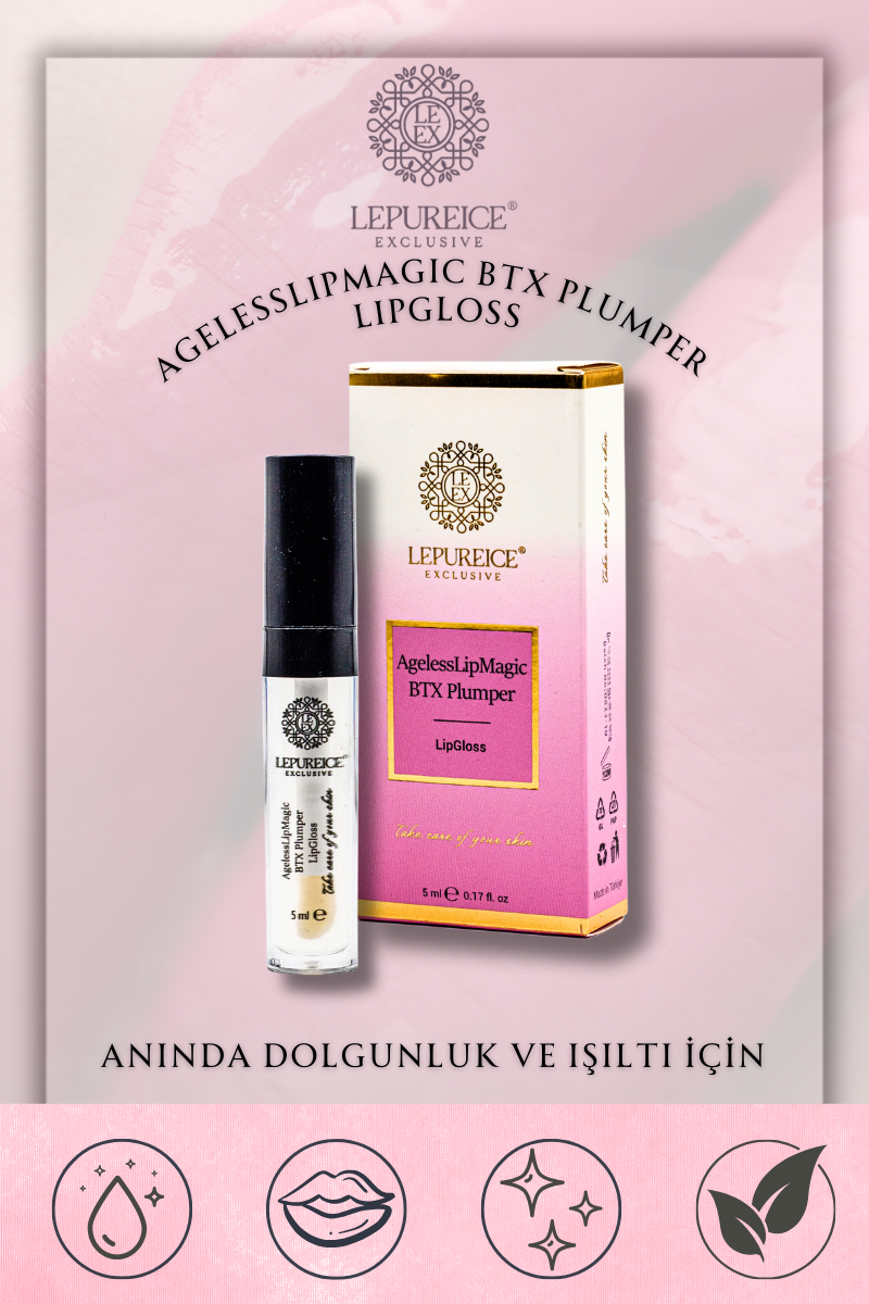 Ageless Lip Magic BTX Plumper LipGloss - Dudak Parlatıcı
