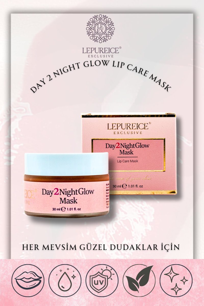 Day2NightGlow Lip Care Mask Dudak Maskesi